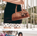 ECODAY Star Printed Handheld Shoulder Bag