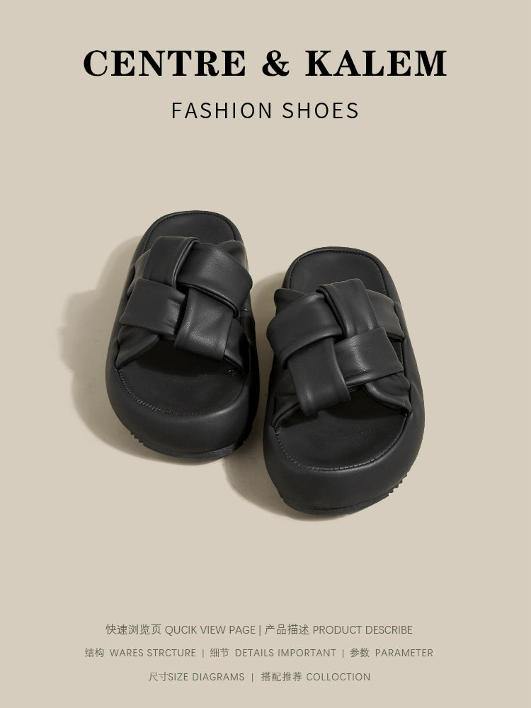 CENTREKALEM Thick-Soled Beach Sandals