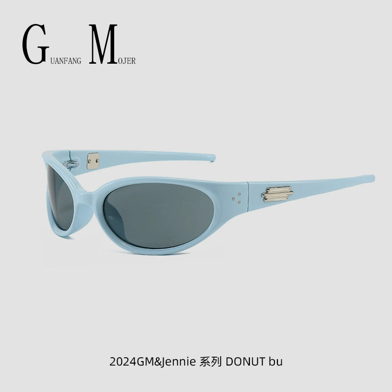 GM x Jennie Cat Eye Headband Sunglasses Interchangeable DONUT Accessories