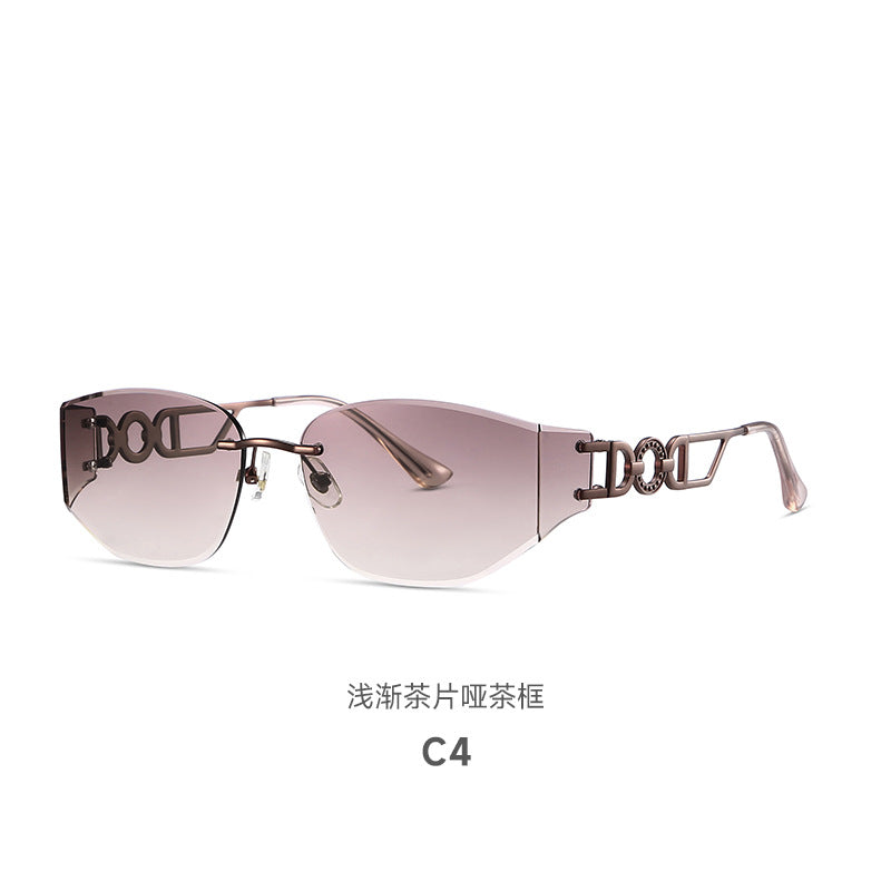 Sorykoo® Frameless Cat-Eye Nylon Sunglasses