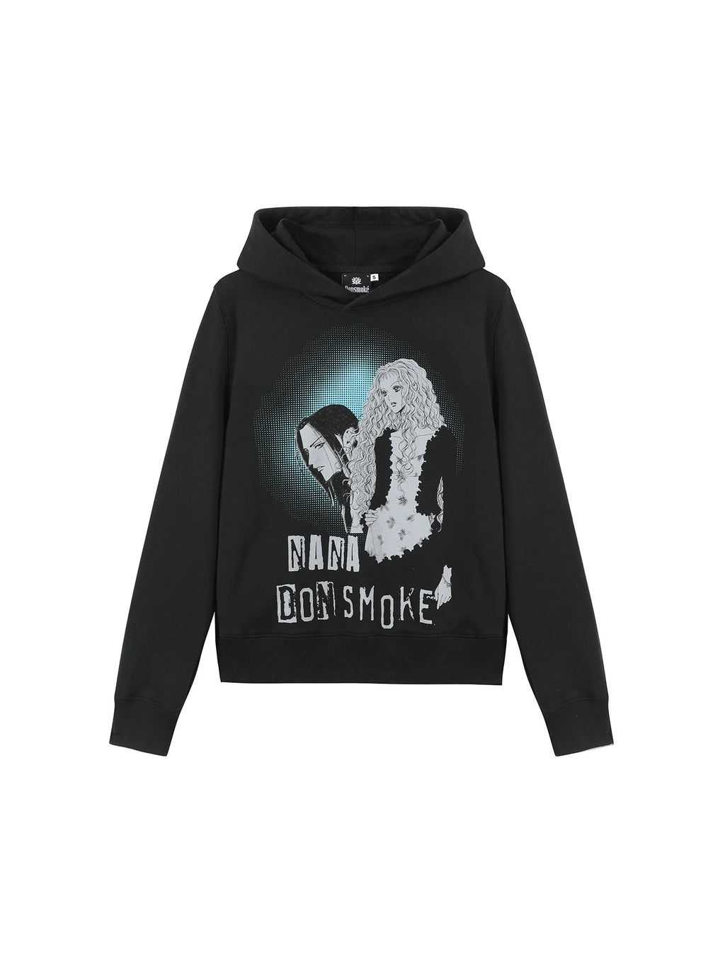 DONSMOKE Front Shoulder Hooded Sweater