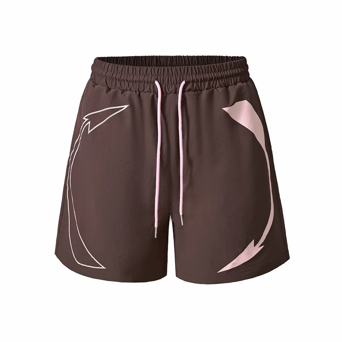 Eusoueu Vintage Niche But Knee Double Mesh Shorts