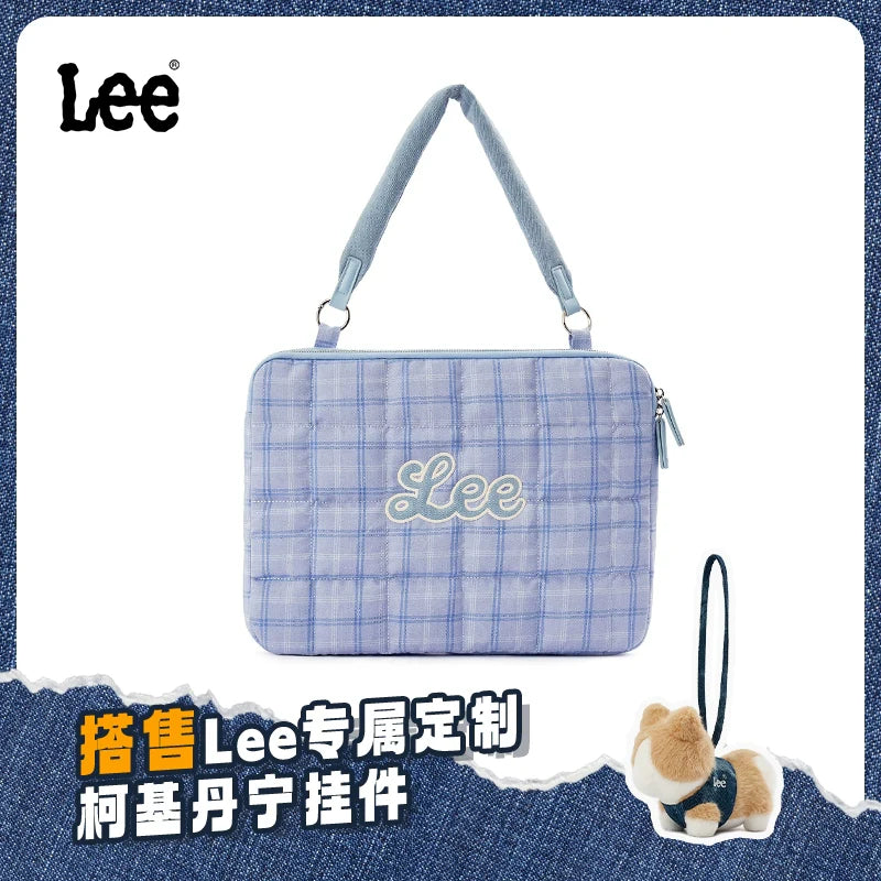 Lee Contrast Checked Tote Bag
