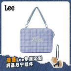 Lee Contrast Checked Tote Bag
