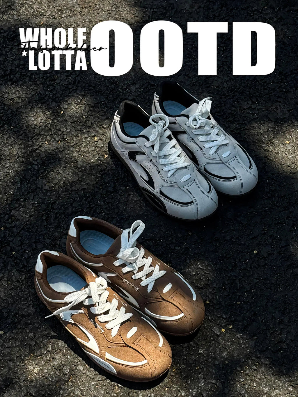 Newrockstarchoppa Retro German Trainer Racing Sneakers