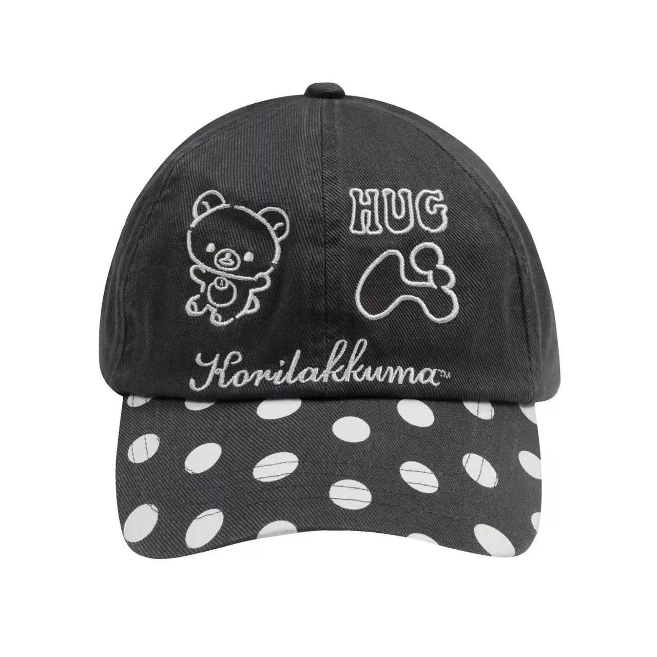 Hugyourskin × Rilakkuma Embroidered Curved Brim Baseball Cap