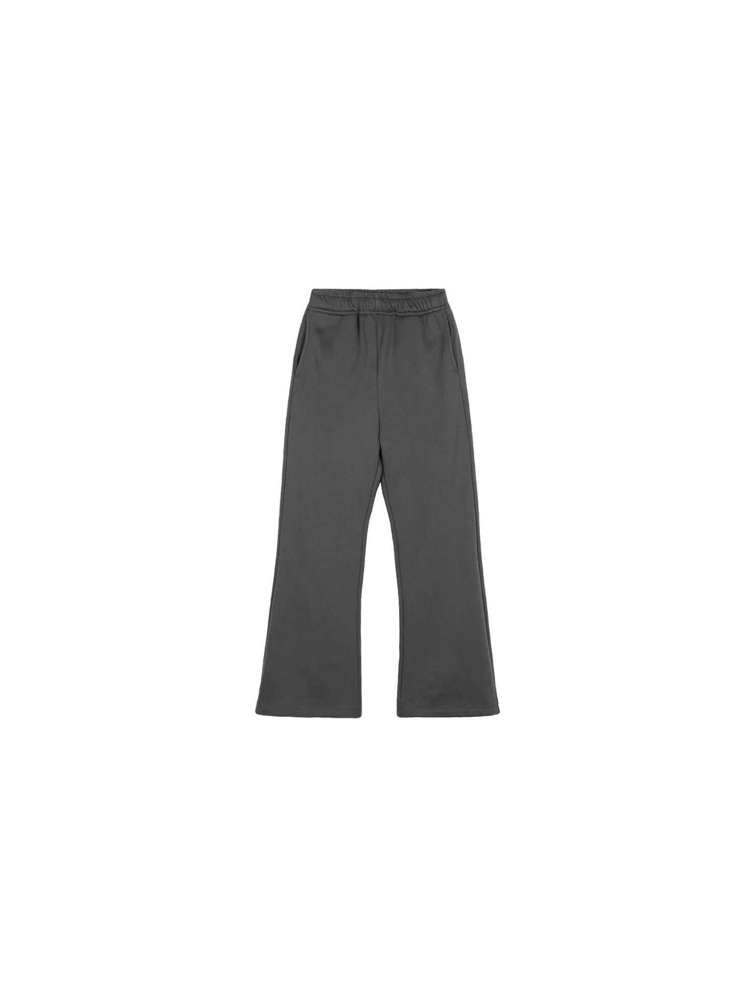 PLUS NO LOGO Thermal Micro-straight Fleece Casual Pants