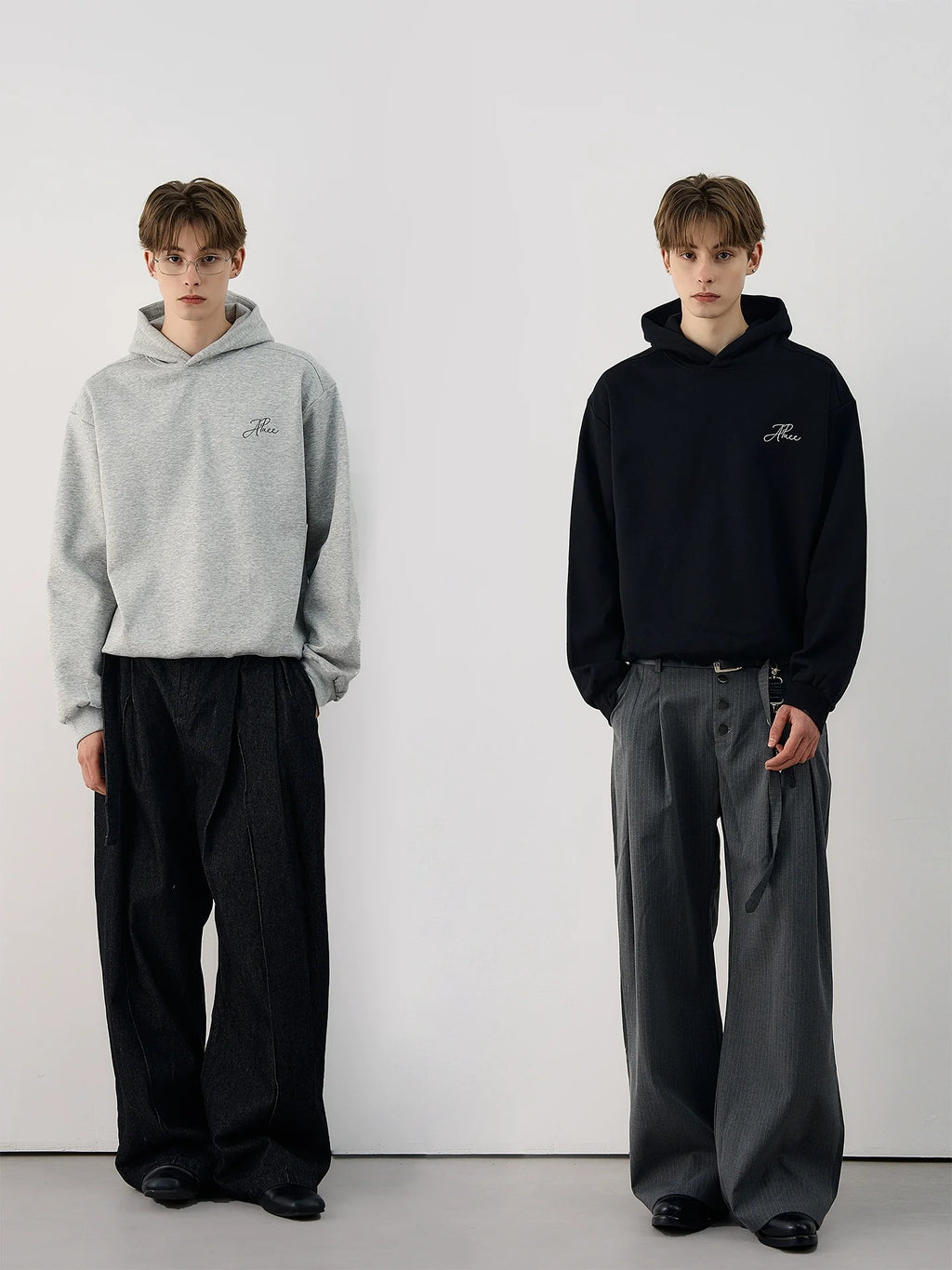 A PUEE Retro Silhouette Hooded Sweater