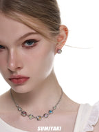 SUMIYAKI Colorful Square Necklace