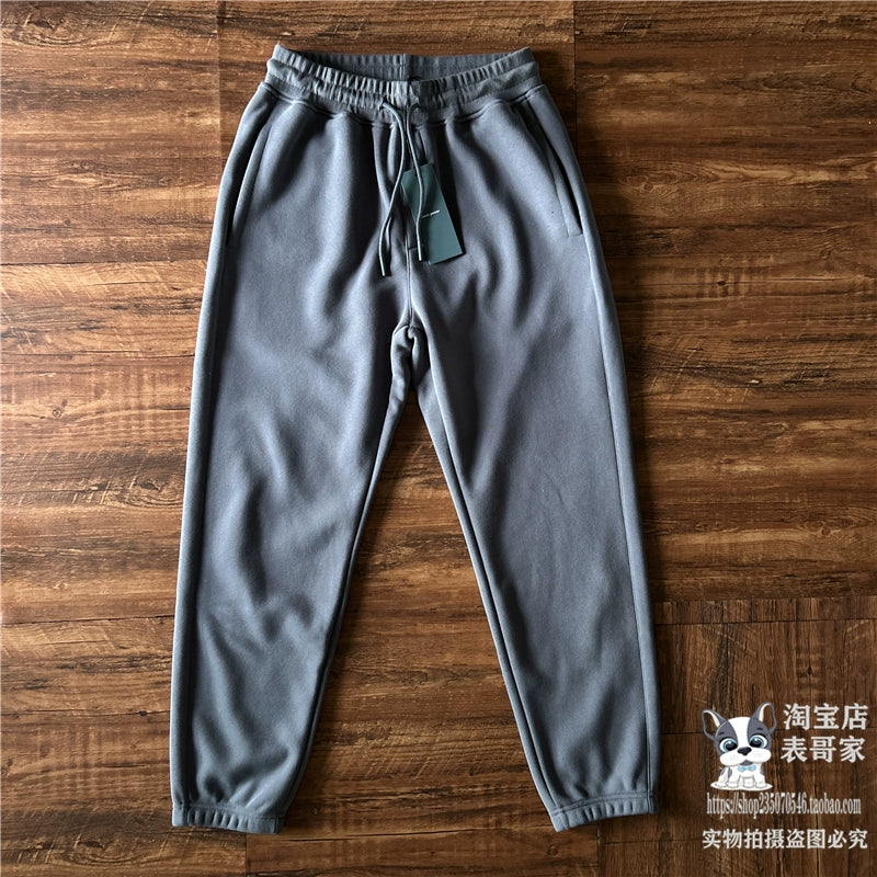 Winter Velvet Elastic Waist Sports Pants