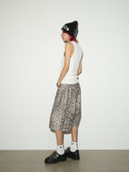 MICHINNYON leopard shorts