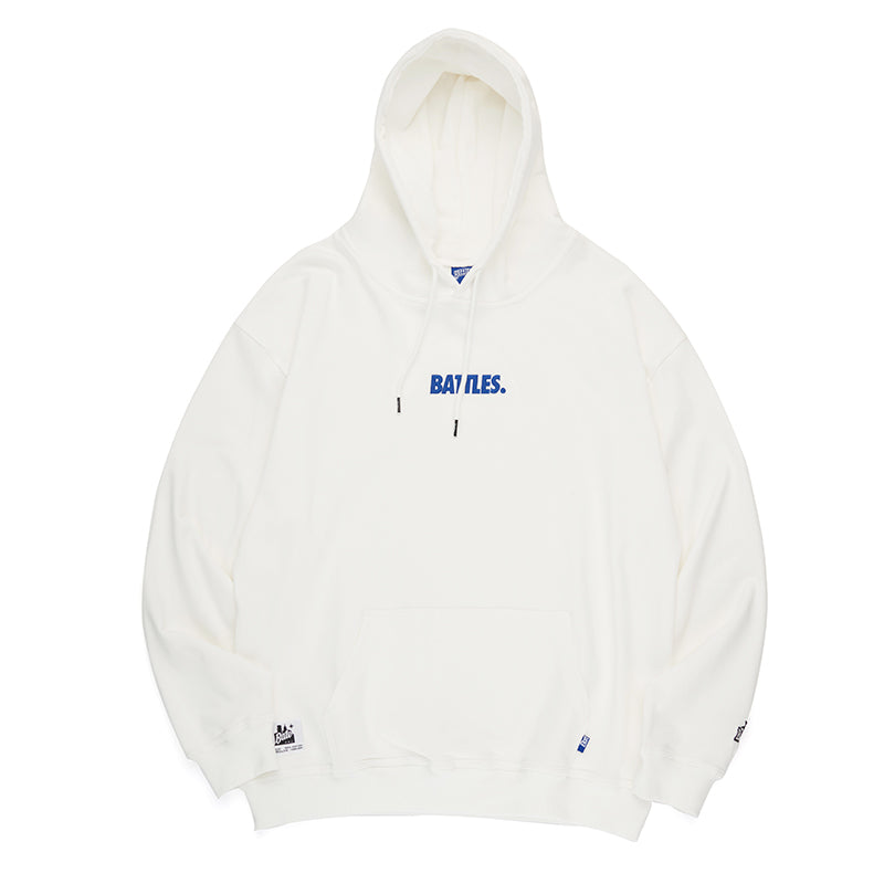 Battles Embroidered Cotton Terry Hooded Sweater
