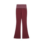 BADBLOOD High-Waist Boot-Cut Striped Pants