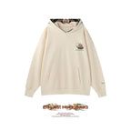 BJHG Retro Distressed Print Oversized Sweatshirt