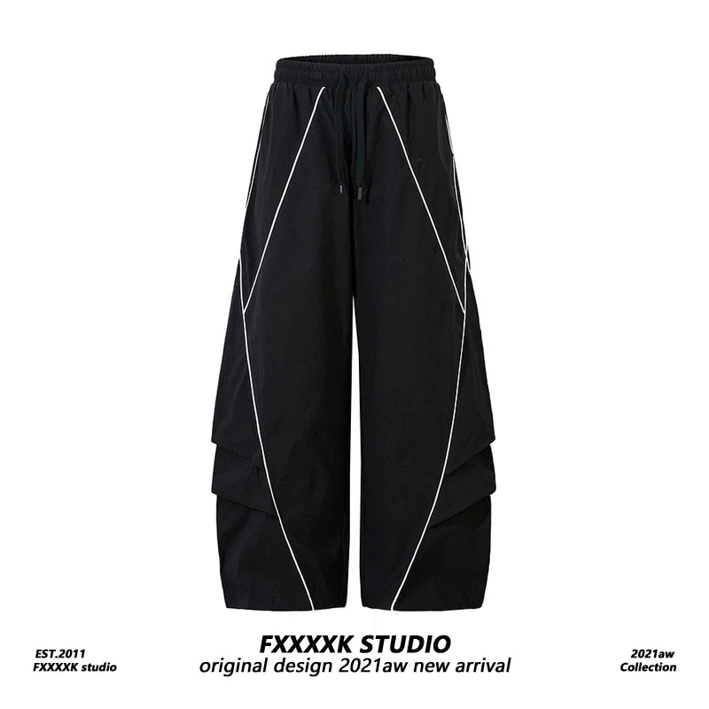 FXK Original Reflective Strip Sports Overalls Pants
