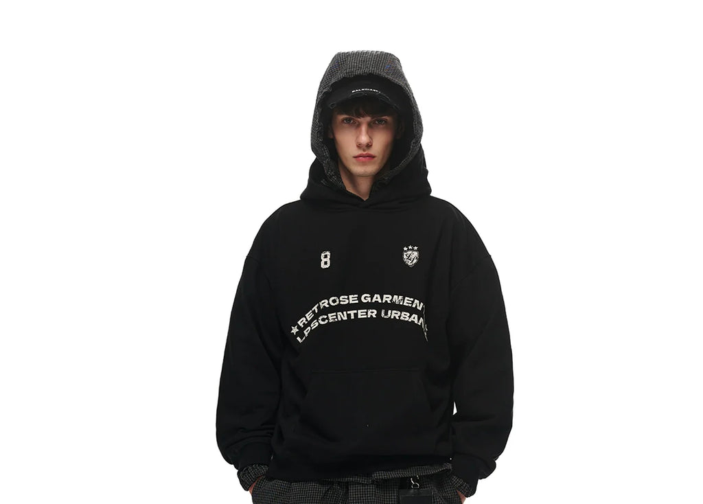 Loopsoon Chest Creative Print Casual Versatile Sweater