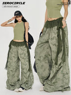 Zero Camouflage Loose and Thin Low-rise Pants