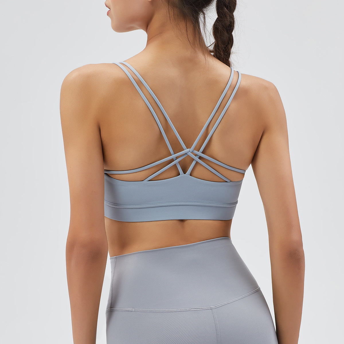 Athena Lulu Naked Yoga Vest Beautiful Back Sexy Suspender