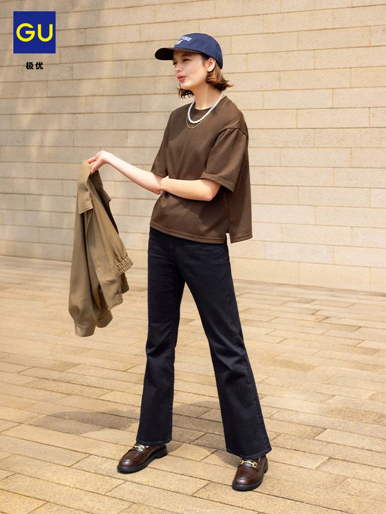 GU Slim Flared Jeans