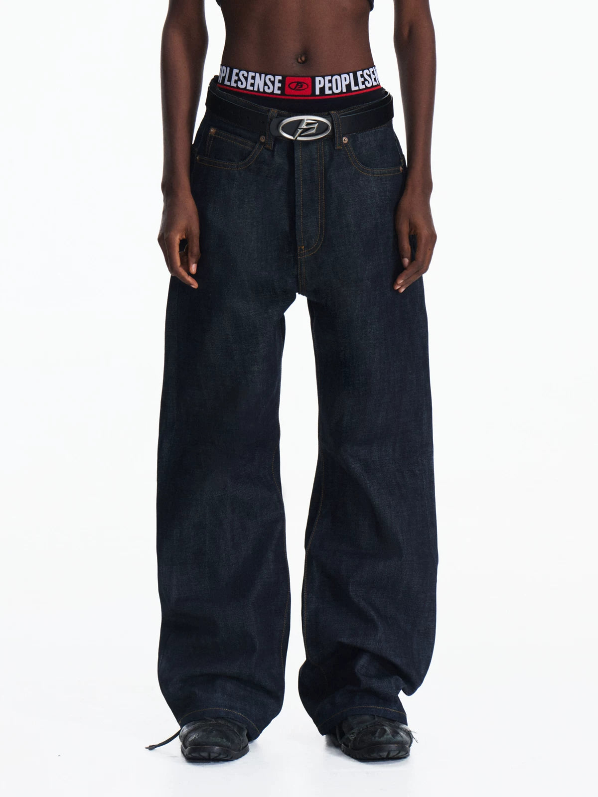 PEOPLESENSE Red Edge Red Ear Ox Straight Leg Jeans