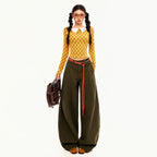 KPSR Vintage Pleated Scimitar Jeans