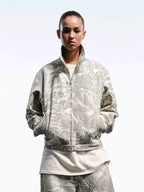 WHOOSIS Full-Print Suit Lapel Jacket