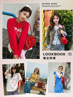 Neeley Red Leather Boston Bowling Bag