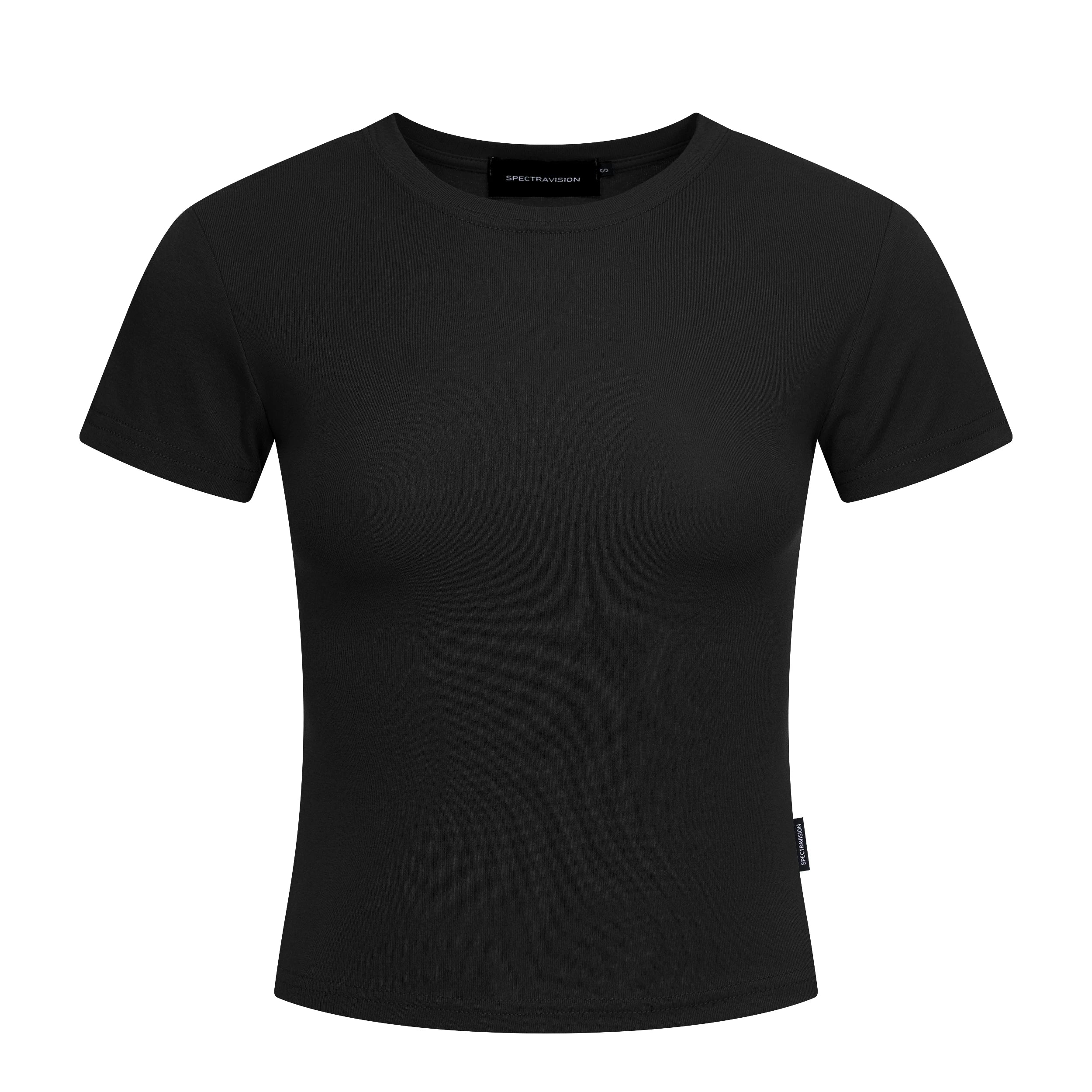 KKBBU Solid Color Right Shoulder Short Sleeve T Shirt