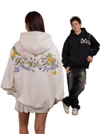 harshandcruel floral hoodie