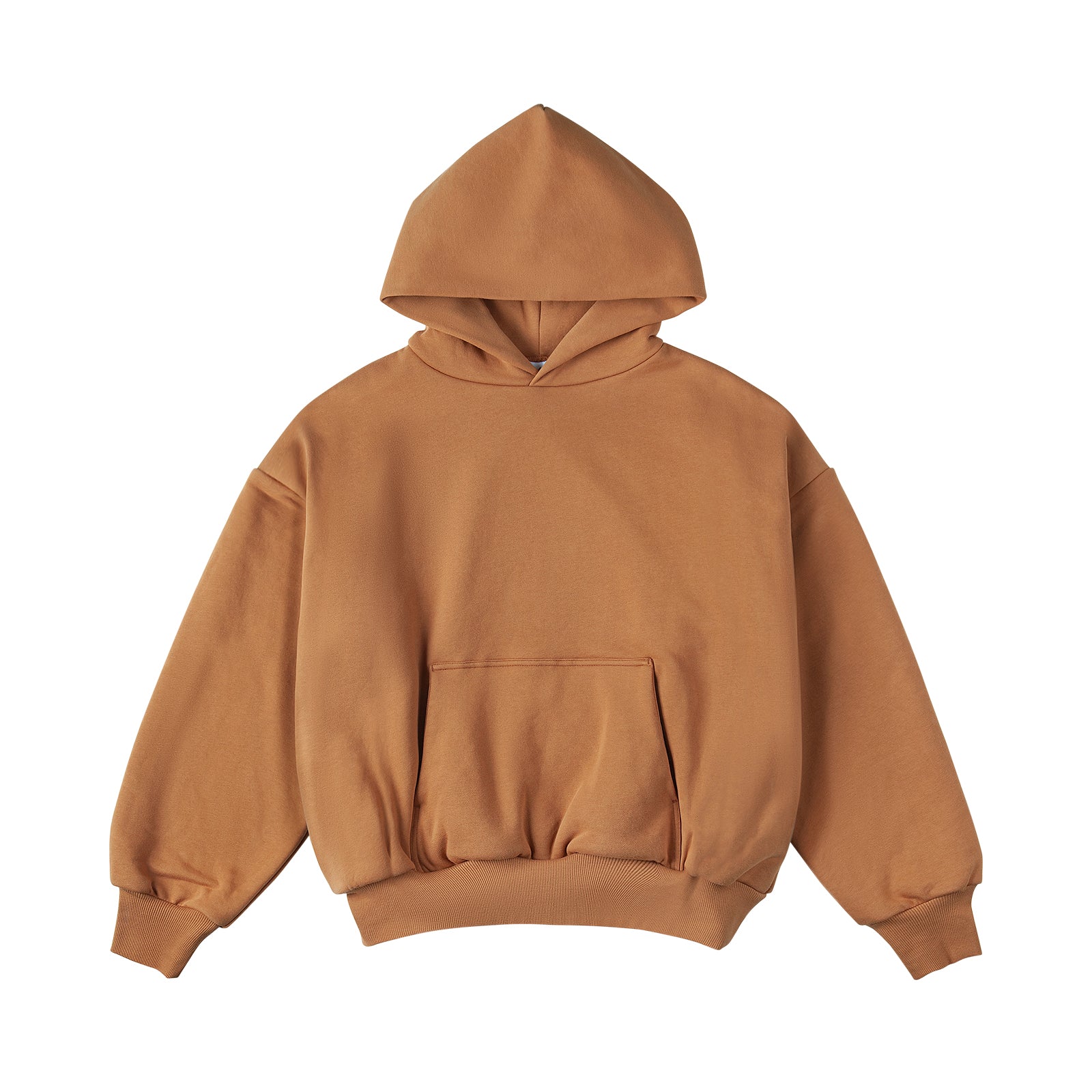 IDLT Double-Layer 400g Short Hoodie – Heavyweight Off-Shoulder Streetwear