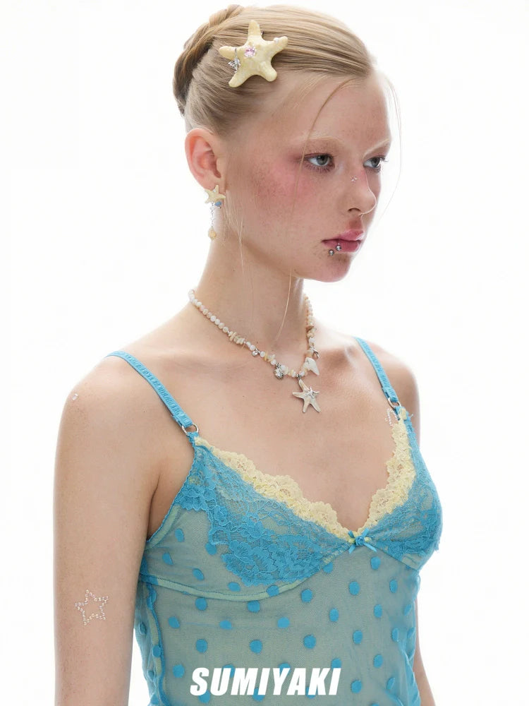 SUMIYAKI Starfish Shell Handmade Beaded Necklace