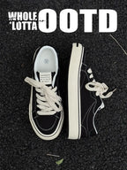 Newrockstarchoppa Classic Smile Canvas Sneakers