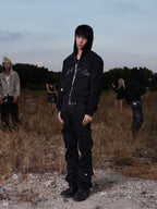 noEmosen CN Reversible Printed Hooded Sweatshirt