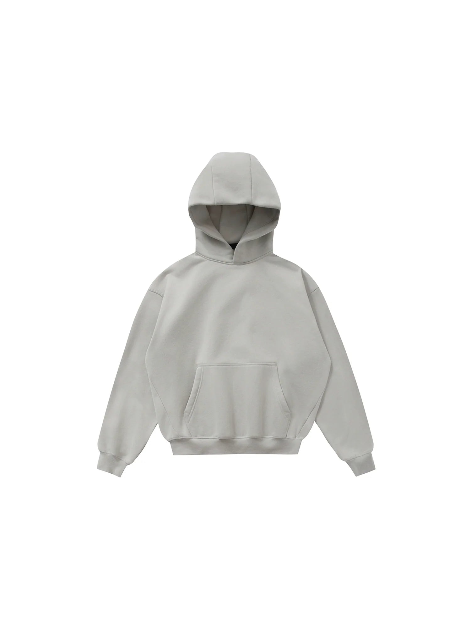 PLUS NO LOGO Vintage Simple Short Wide Hoodie