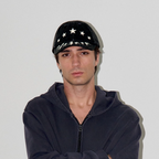 LIBERAFIT Embroidered Print Curved-brimmed Baseball Cap