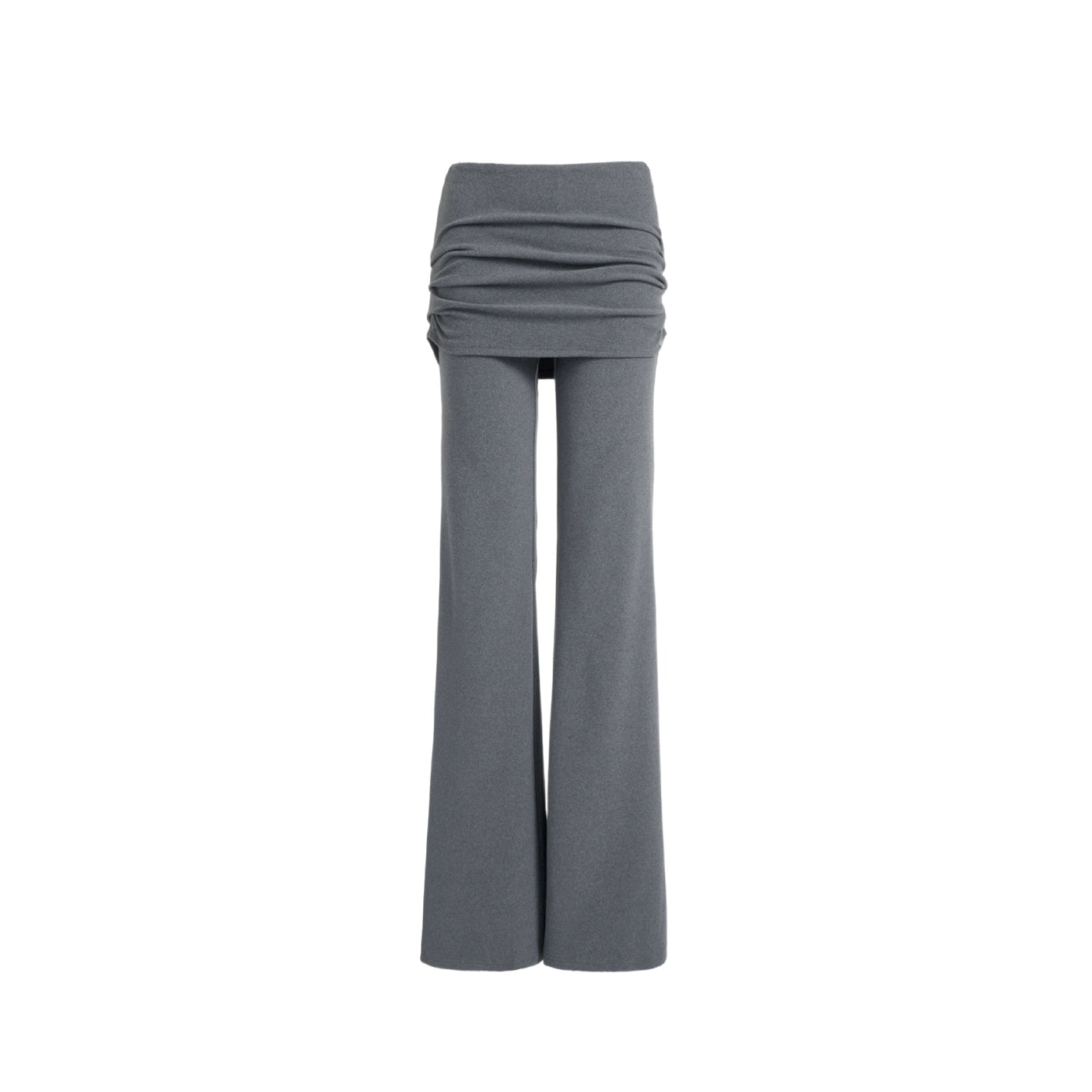 ABMY® Pleated High-Waist Flared Sweatpants
