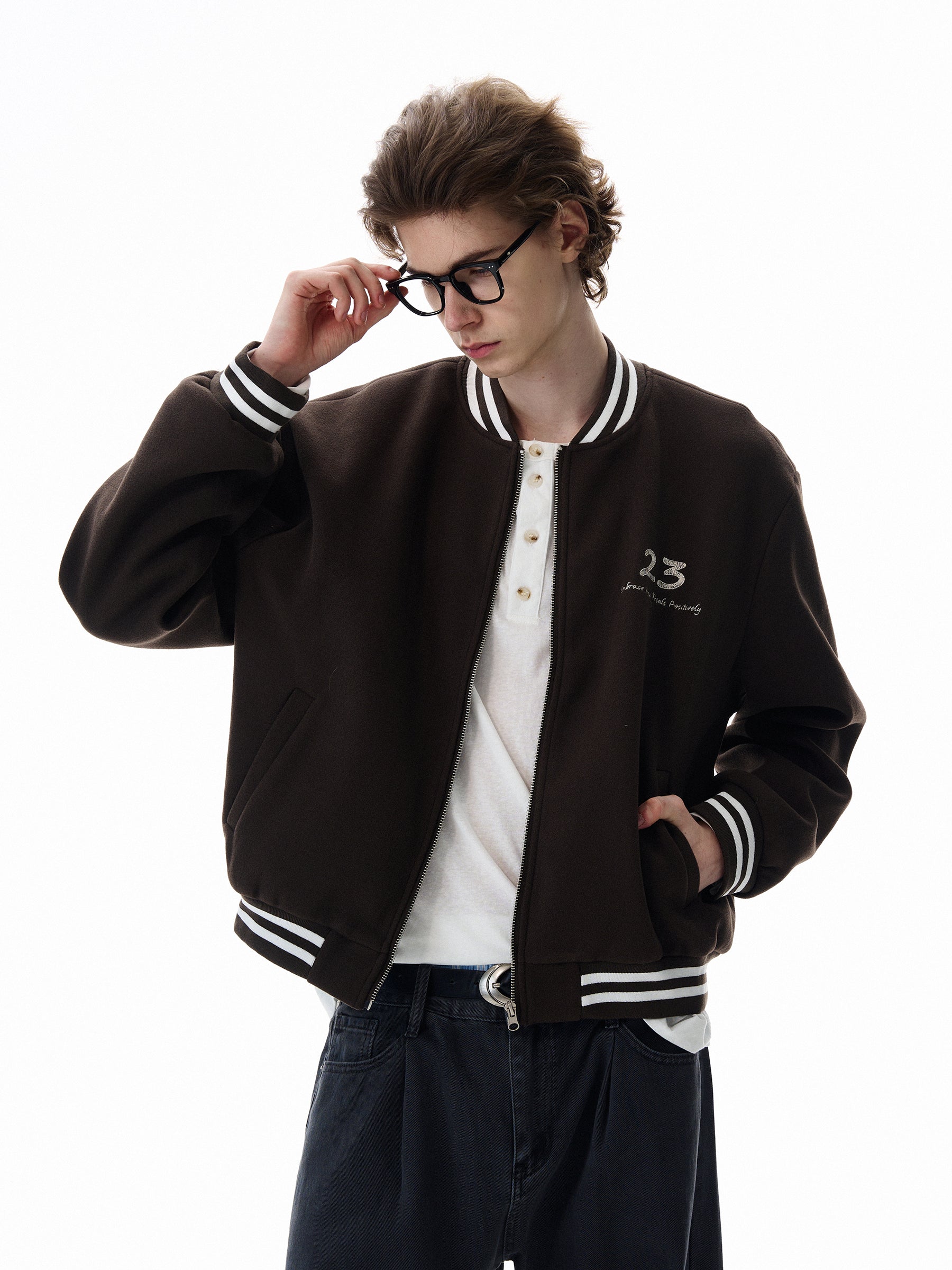 FLY OFF baseball jacket