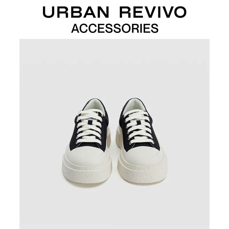 Urban Revivo Men's Color Thick Sole Sneakers