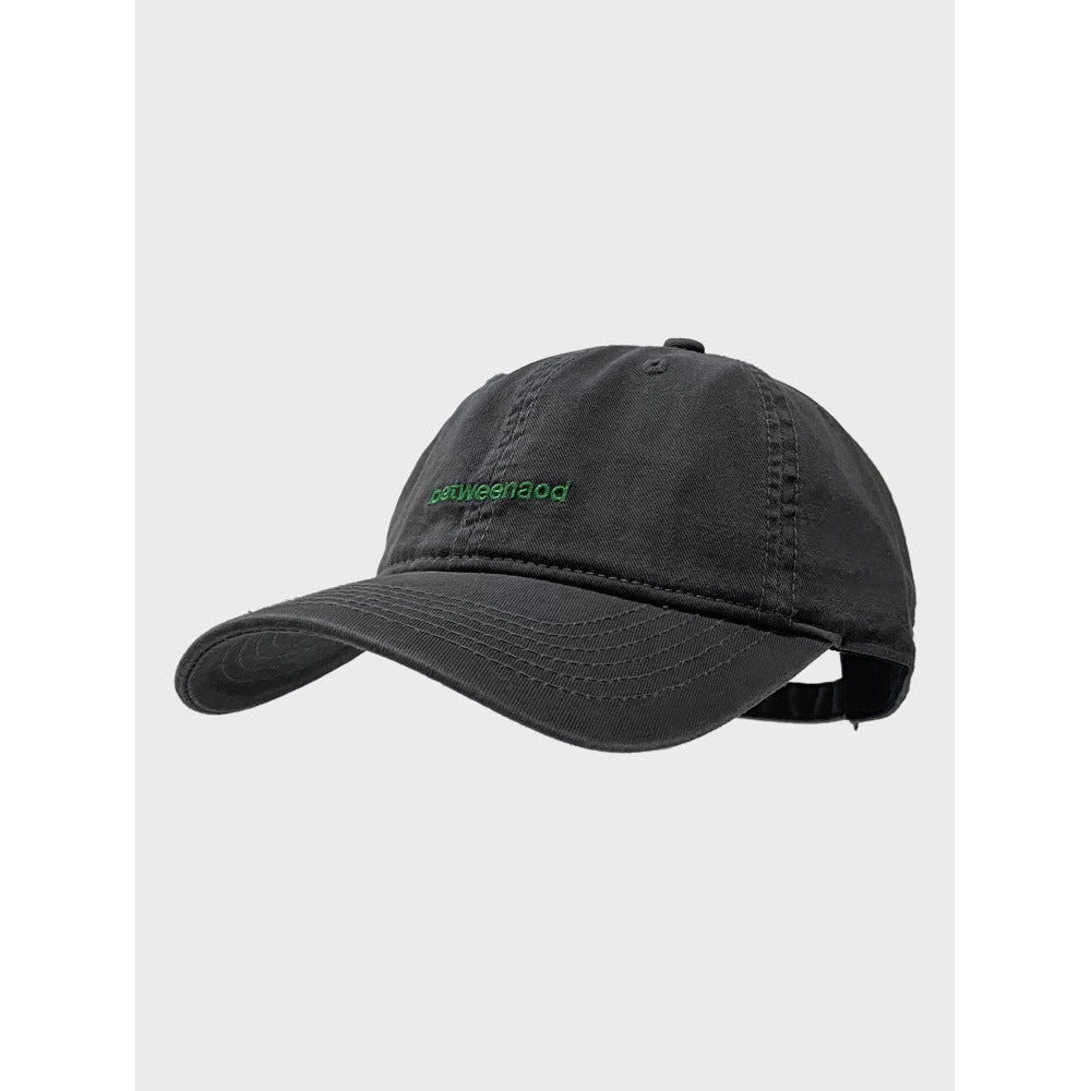 Pure Cotton Letter Embroidered Baseball Cap