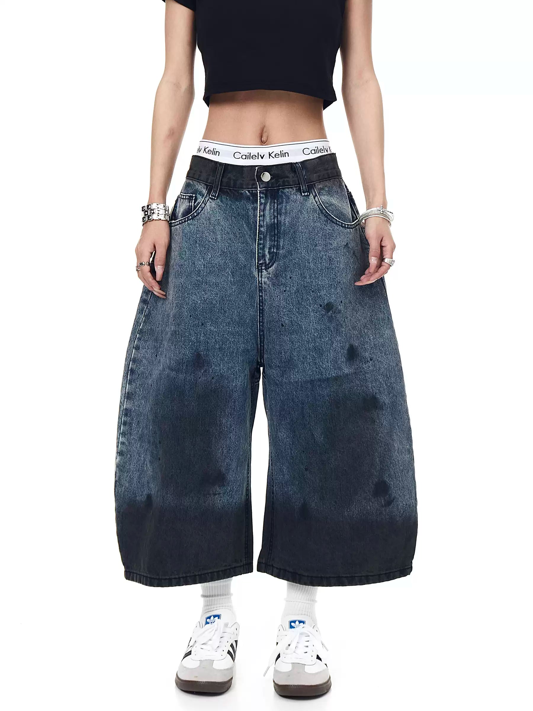 MADWITCH denim shorts