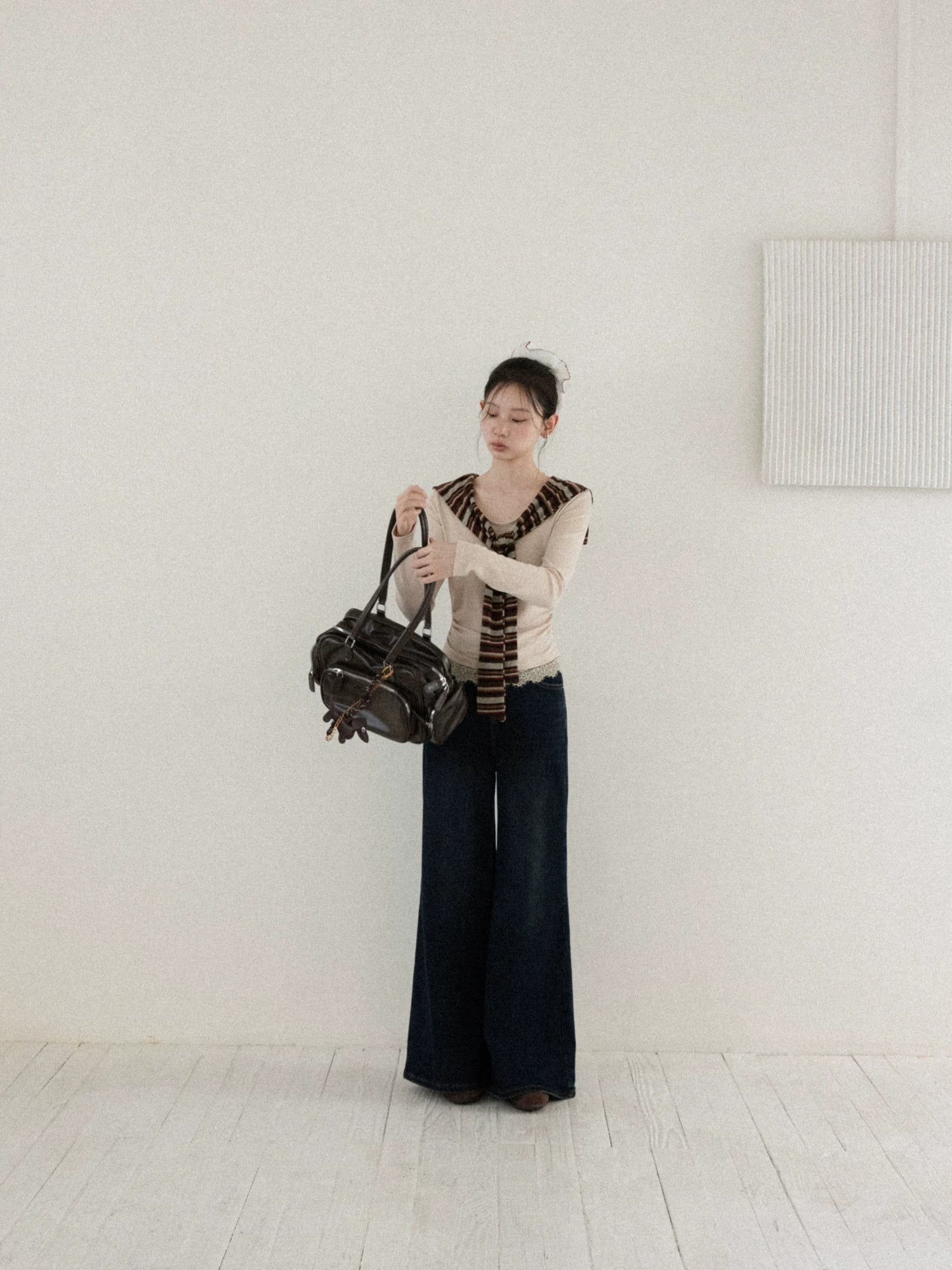 cantonstory American Retro Bootleg Jeans