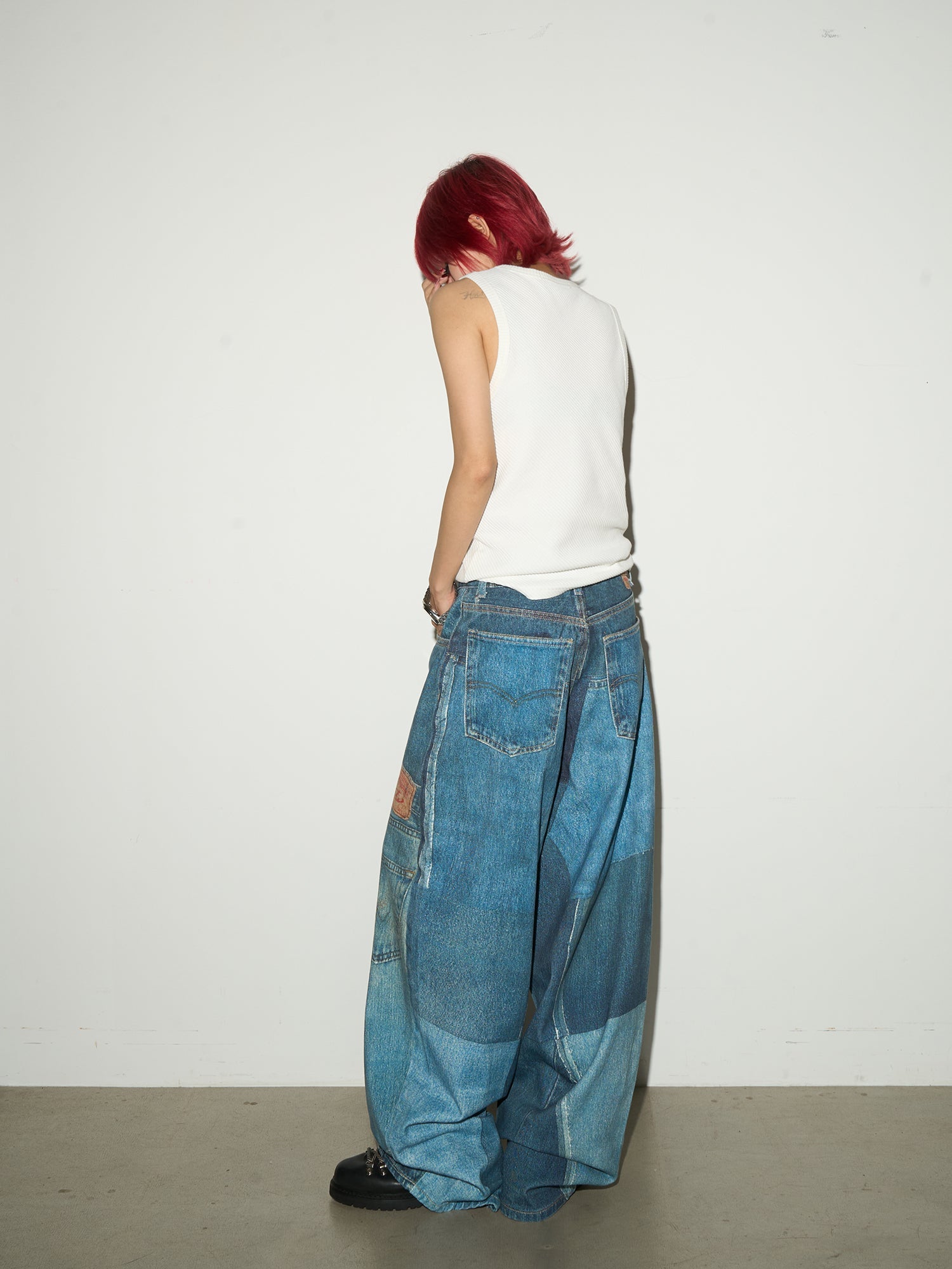 MICHINNYON print denim