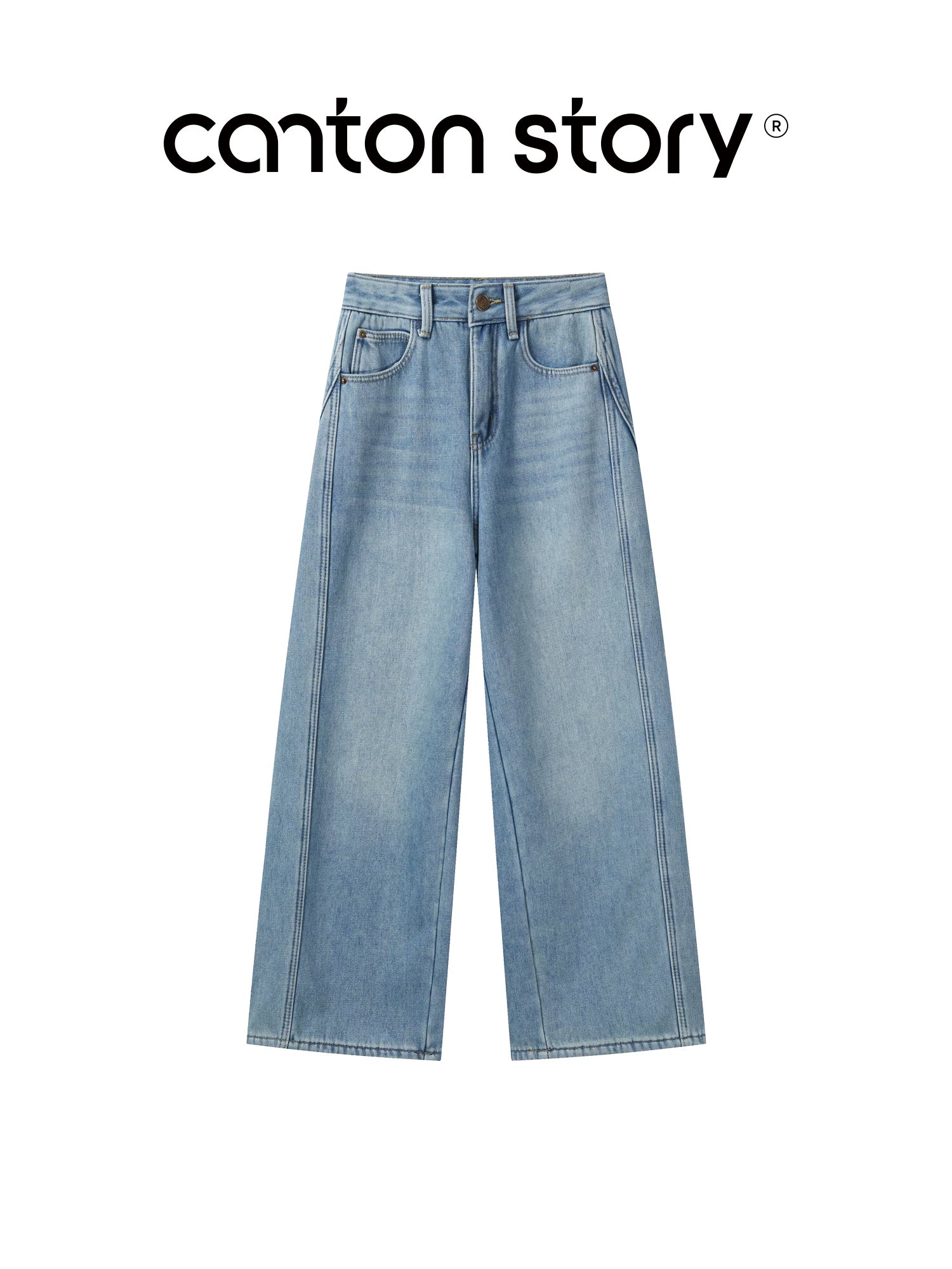 cantonstory Commuting Straight Velvet Jeans