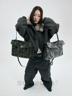 BINGBONG Vintage Canvas Underarm Bag