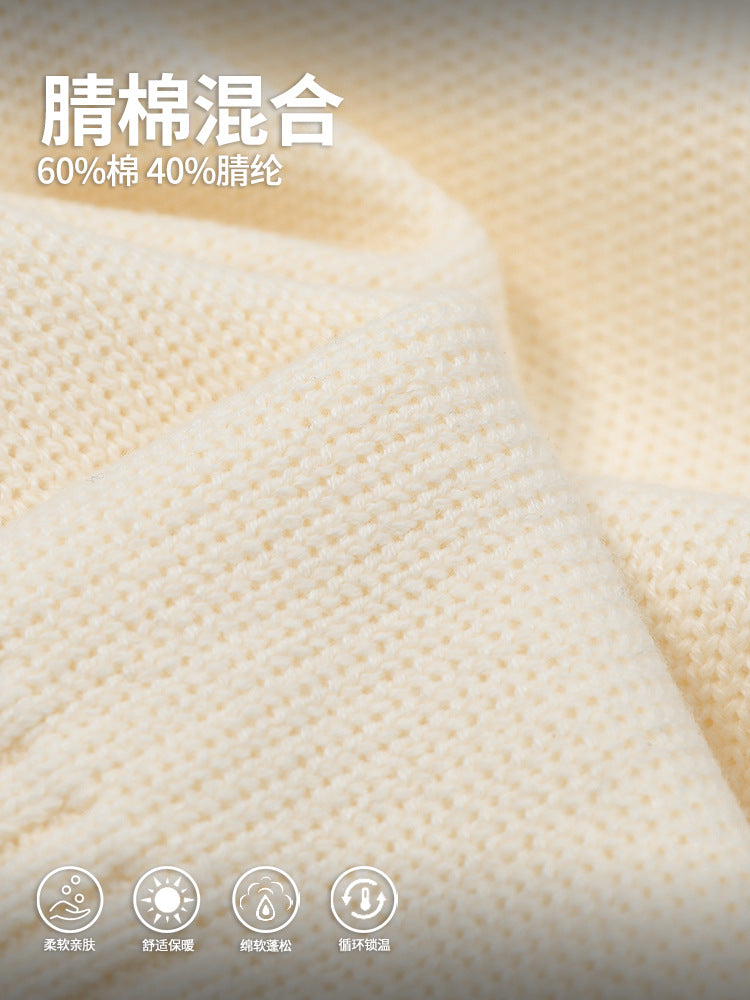 Autumn/Winter Thickened High-Neck Unisex Pullover Sweater