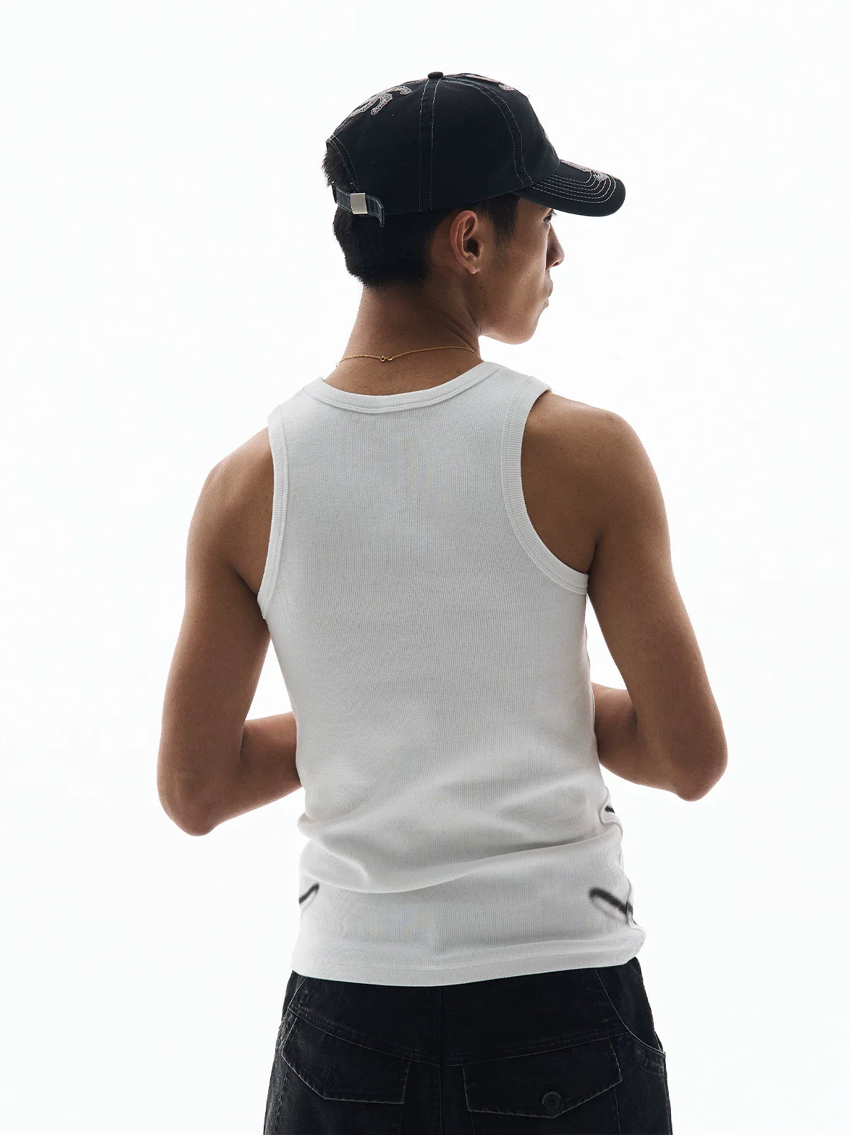 WebSurfGroup Handwritten Letter Threaded Vest