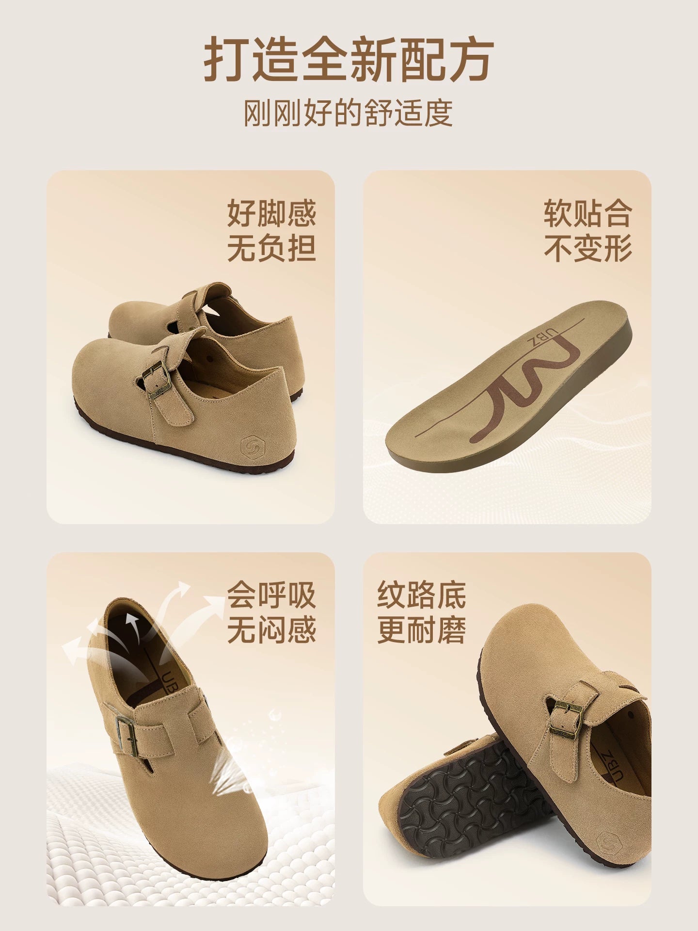 UBZ Waterproof All Inclusive Leather Birkenstock Shoe