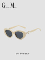European Luxury Gem Cat Eye Sunglasses High End UV Style