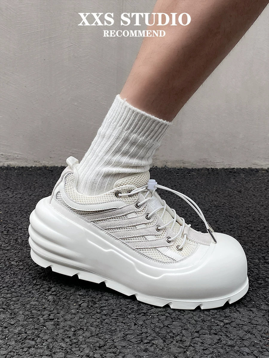 MUYIN 8CM Mesh Platform Dad Sneakers