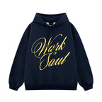 NICEBAD Flower LOGO Printed Hooded Sweater